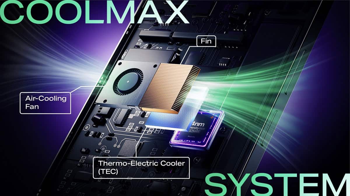 Infinix CoolMax Cooling System