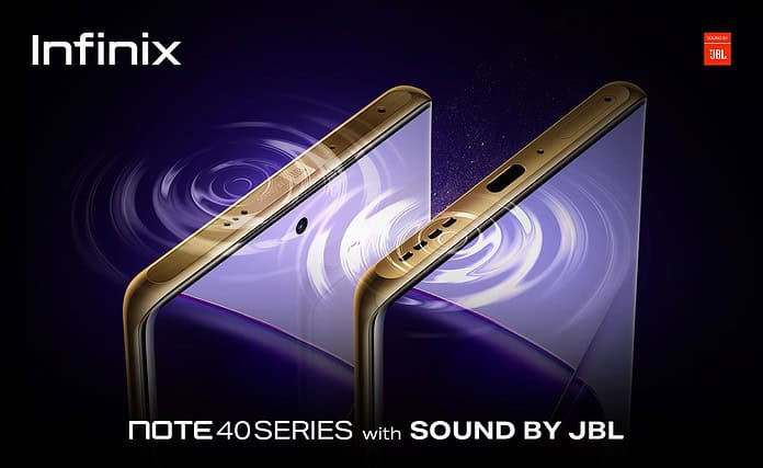Infinix Note 40 Series offers Quality Sound by JBL