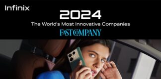 Infinix is the sixth World Most Innovative Company of 2024 according to Fast Company
