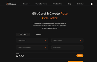Best Gift Card Calculator in Nigeria
