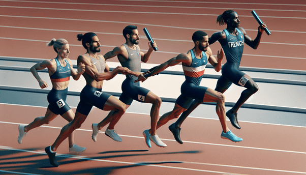 Baton Passing in Athletics Relays