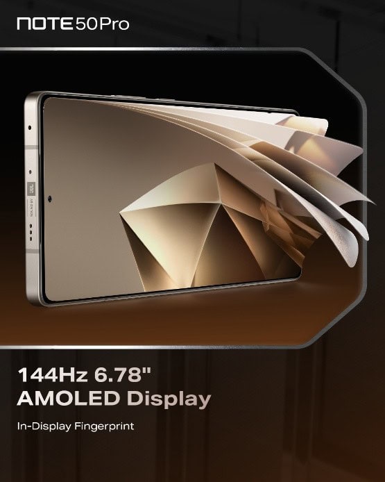 Infinix Note 50 Pro Display