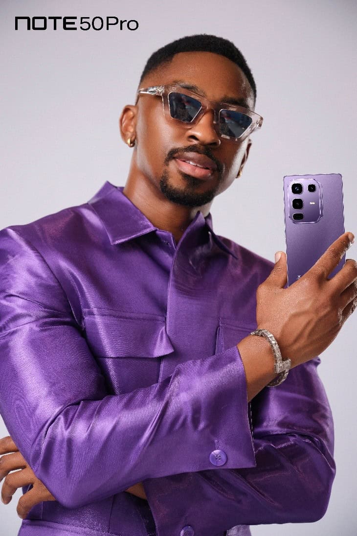 Infinix Note 50 Pro in hand