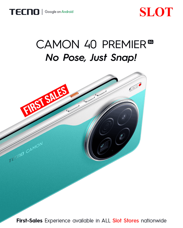 Tecno Camon 40 Premier Available at Slot Stores