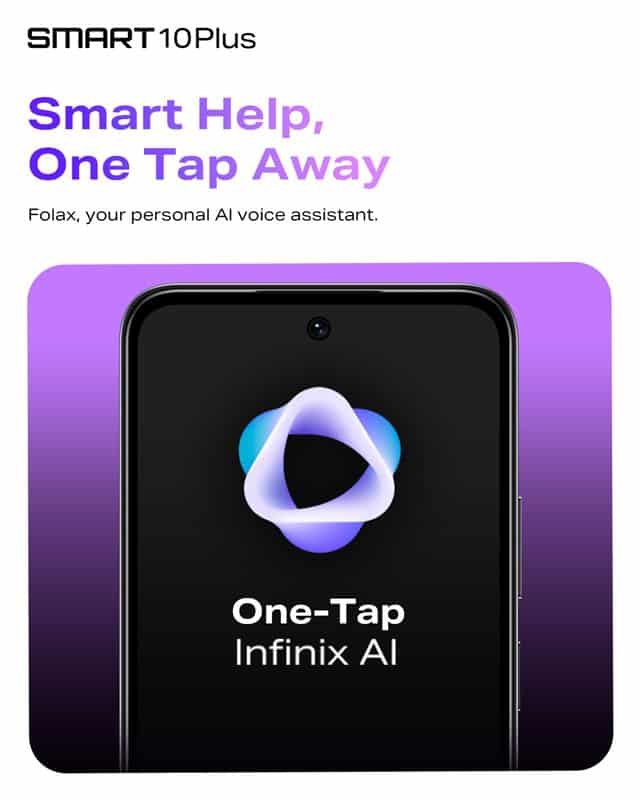 Infinix Smart 10 Plus One-Tap AI