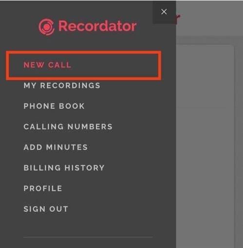 New Call on Recordator
