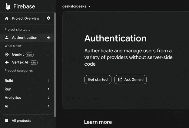 Firebase Authentication