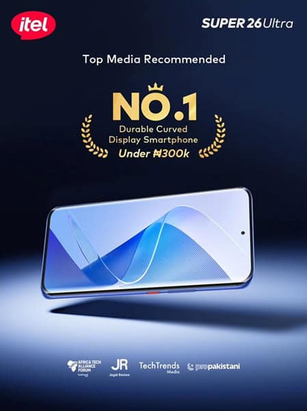 itel Super 26 Ultra has 3D Glass