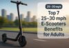 top 25 30 mh e scooters benefit for adults