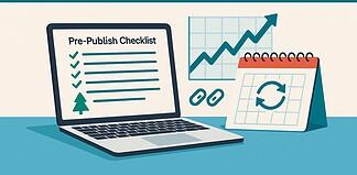 Checklist for optimizing evergreen content