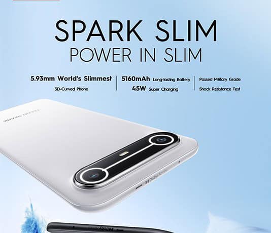 Tecno Spark Slim Specs