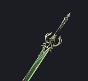 Meta Changes Every Patch, but These are still the Best 5-Star Genshin Impact Weapons 4 Primordial Jade Cutter sword with emerald-green blade and gold details, a popular genshin impact weapon