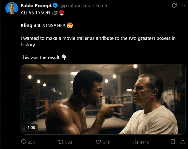 Kling 3.0: Breaking The Silence: Why Unified Audio-Visual Generation Matters 1 Kling 3.0 on X