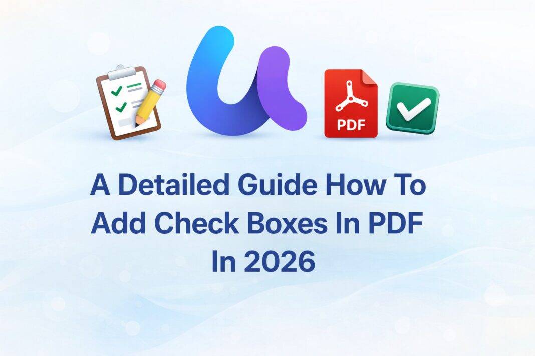 Understand How To Add Check Boxes In PDFs Quickly And Easily With UPDF