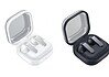 Two Samsung Galaxy Buds 4 earbuds in charging case