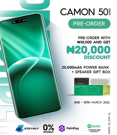 Tecno Camon 50 Series Pre-order
