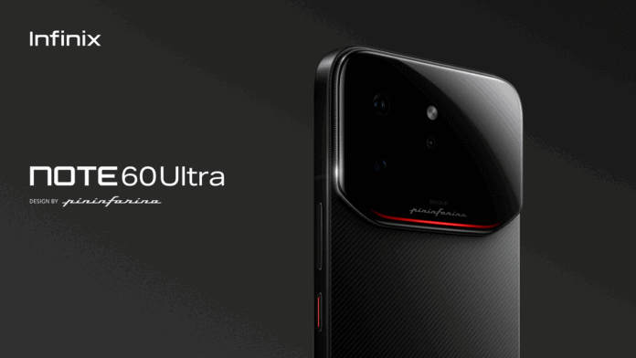 Infinix Note 60 Ultra Designed by Pininfarina