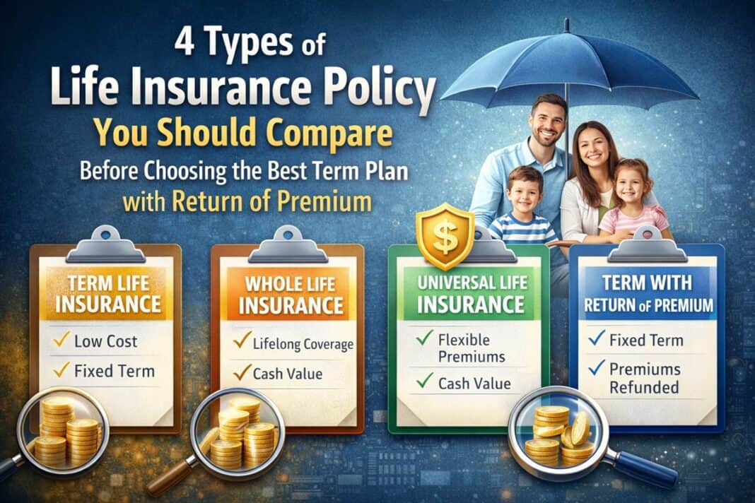 4 Types of Life Insurance Policy You Should Compare Before Choosing the ...