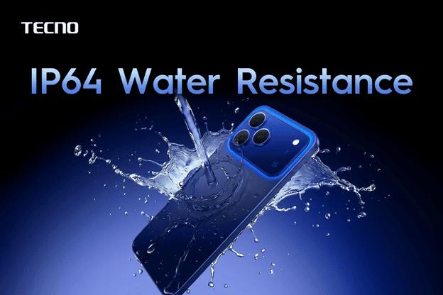 Tecno Spark 50 supports IP64 Water Resistance