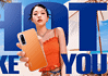 Model holding the Infinix Hot 70 phone on the beach