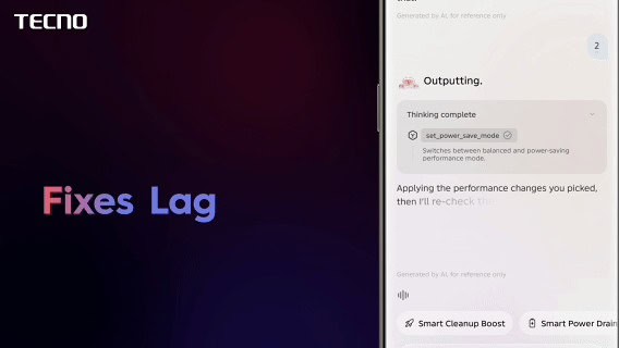 Using TECNO EllaClaw AI Agent to optimize device performance