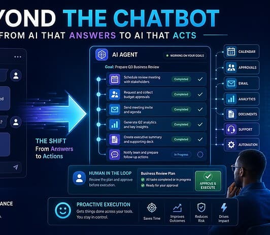 Beyond the Chatbot: The Shift From AI That Answers to AI That Acts