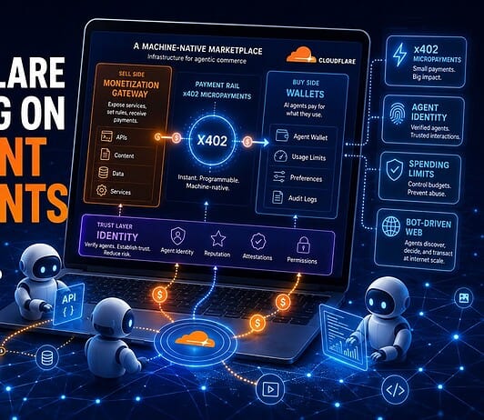 Cloudflare's AI agent payment marketplace concept with Cloudflare Wallets