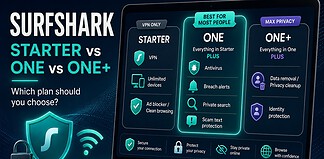 Surfshark One vs One+ vs Starter: Which Plan Do You Actually Need in 2026? Compare Surfshark Plans