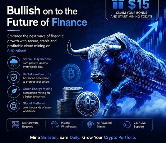 SHR Miner has launched a free cloud mining service for holders of BTC, XRP, and ETH, offering daily earnings of $10,700 or more SHR Miner Cloud Mining Platform