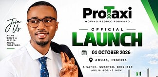 October 1 Loading: ProTaxi Sets Stage for Rechargeable, Cost-Effective E-Hailing Revolution ProTaxi service launch announcement in Abuja