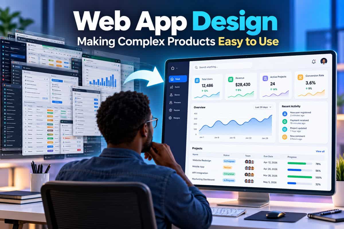 Web App Design: What Makes Complex Products Easy to Use