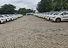 ProTaxi launches electric-powered e-hailing service in Abuja Row of ProTaxi cars parked